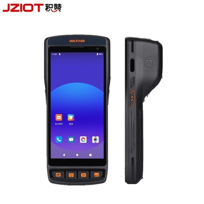 Android 11 PDA Android Terminal de mão industrial robusto Pda Escanador de código de barras de impressora embutida