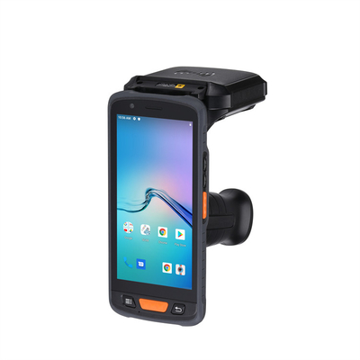 Leitor portátil UHF RFID com scanner de código de barras de tela CCD e câmera frontal opcional