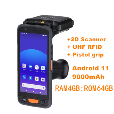2024 5.5in PDA Android portátil 1D 2D Barcode Scanner RFID Pda Reader portátil