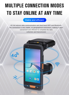 Fábrica personalizada Android 11 4g Rfid Impermeável Terminal de dados móvel industrial portátil robusto Pdas