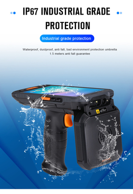 2025 Android Barcode Scanner 9000mAh Handheld Rugged Android 11 PDA 4G Wi-Fi Data RFID Inventário 1D/2D/QR Inventário Scanner