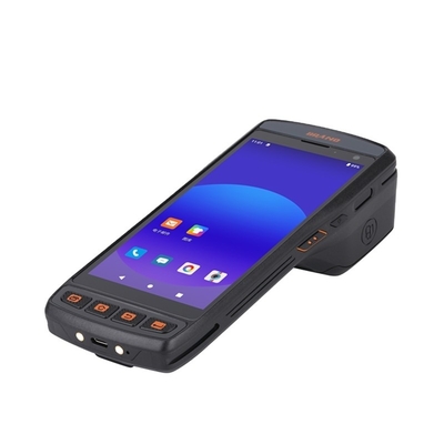 Escaneador de códigos de barras portátil Android V800 Data Terminal Pda Scanner com impressora térmica